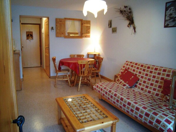 Living area - Cozy apartment, sun and view - 4 guests (Arêches-Beaufort)