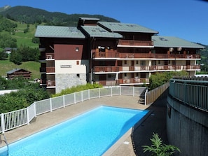 Pool - Apartment in the village center - 6 guests (Arêches-Beaufort)