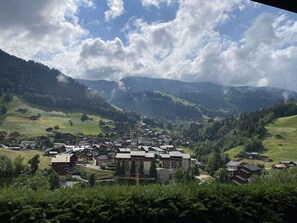Blick von der Unterkunft