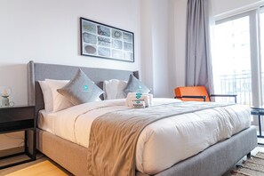 Apartment, Balkon | Bügeleisen/Bügelbrett, kostenloses WLAN