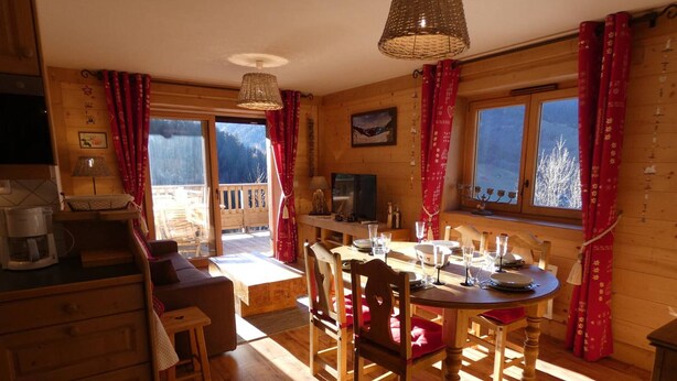 TV - Cozy apartment - 6 guests (Arêches-Beaufort)