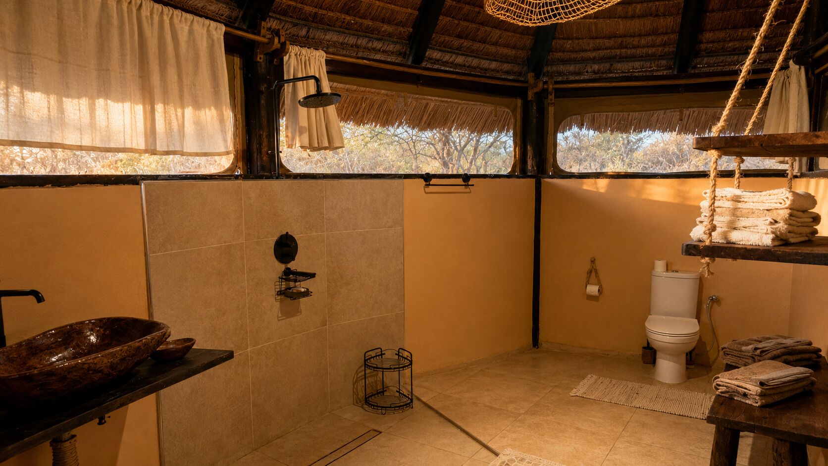Cottage Deluxe, vista fiume | Bagno