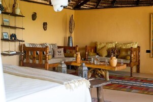 Deluxe Cottage, River View | Desk, laptop workspace, WiFi (free)