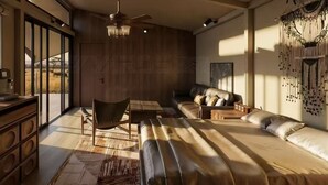 Kamar Double atau Twin Klasik, pemandangan kebun | Interior