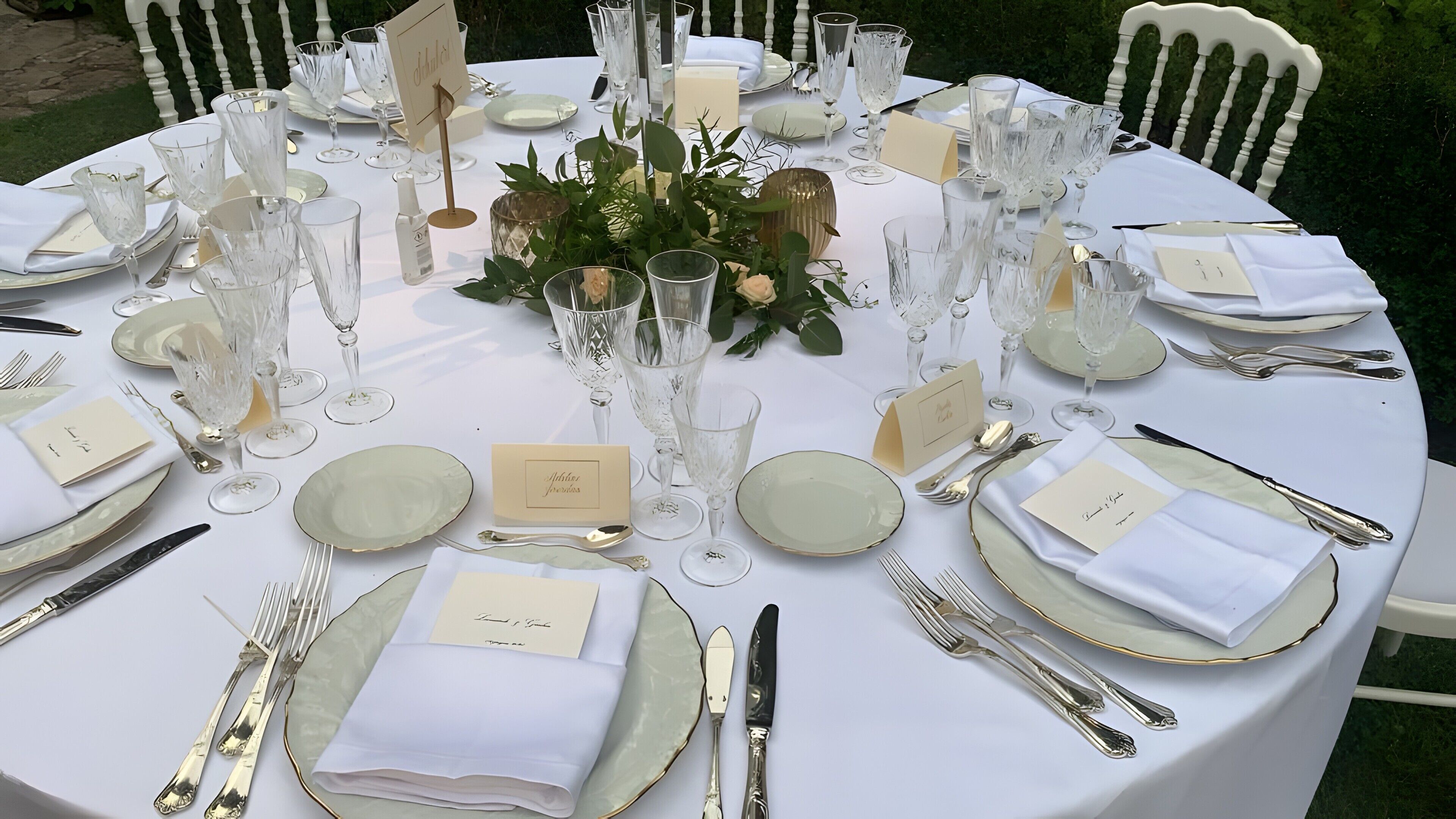 Espace banquet en plein air
