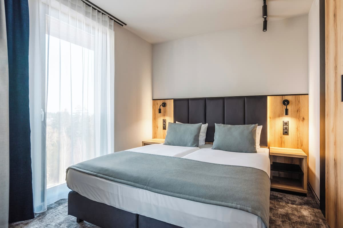 Departamento familiar, sauna | Tabla de planchar con plancha y wifi gratis