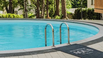 Indoor pool, seasonal outdoor pool