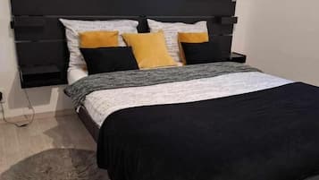 Blackout curtains, iron/ironing board, free WiFi