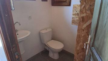 Jetted tub, towels, toilet paper