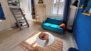 Living area - Le Cocon: A Cozy Haven in the Heart of Rouen (Rouen)
