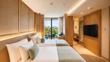 Classic-Zweibettzimmer, Balkon, Stadtblick