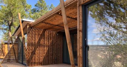 Chalet « Premium Piscine Partagée » avec vue montagne, Wi-Fi et climatisation