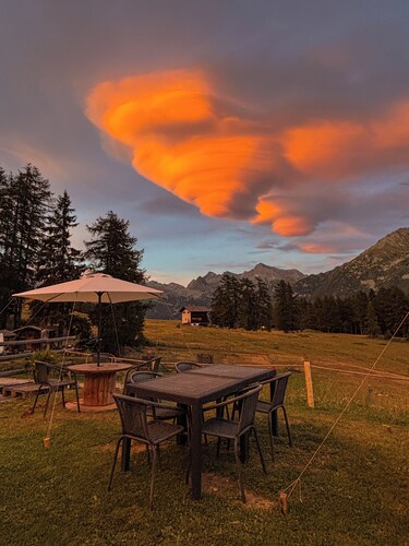 Penthouse with Monte Rosa Views, 3 Minutes from the Ski Lifts in Champoluc