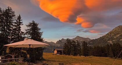 Penthouse with Monte Rosa Views, 3 Minutes from the Ski Lifts in Champoluc