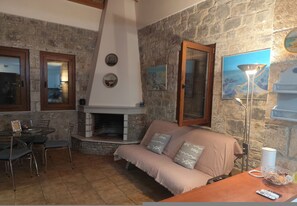Offices - Emmelia Stone Maisonette: Panoramic Sea View (Kalamata)