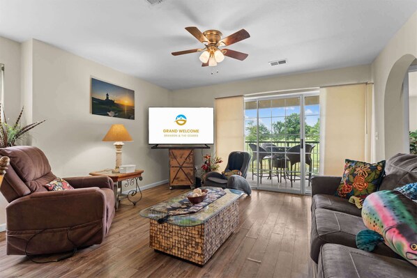 Condo, Multiple Beds, Golf View (Pond View Escape) | Living area - Pond View Escape - Resort Access (Branson)