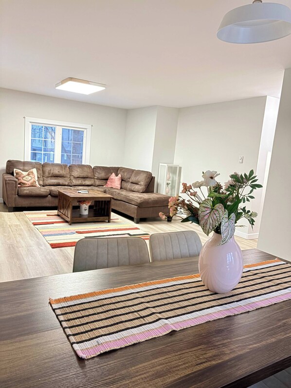 Living room - Modern 3BR Near Long Lake Minutes to Downtown (Halifax)