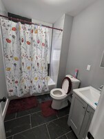 Basic Single Room | Bathroom | Towels, soap, shampoo, toilet paper