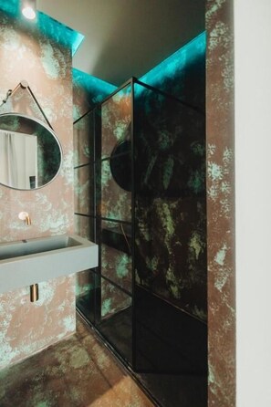 Deluxe-Apartment, Stadtblick | Badezimmer