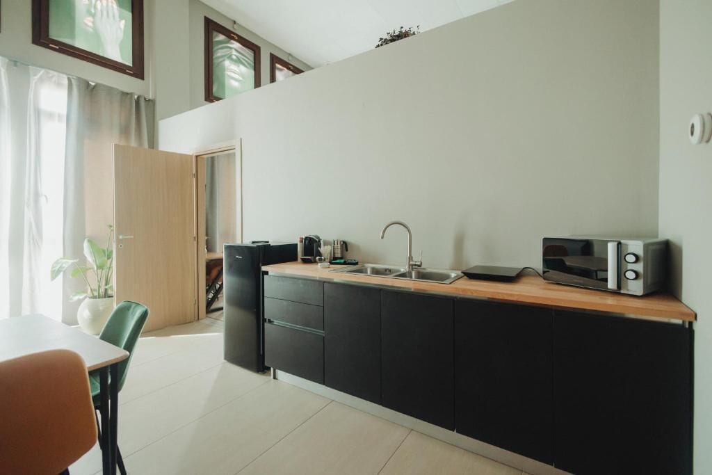 Căn hộ Deluxe, quang cảnh thành phố | Bếp riêng