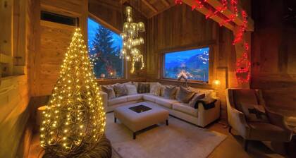 Exceptional Chalet With Pool A/C 10P - Megeve