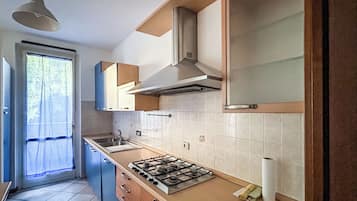 Apartment, Balcony, City View | Private kitchen