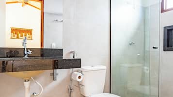 Shower, toilet paper