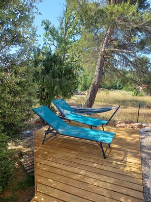 Terrace/patio - A Little Cottage in the Heart of Green Provence (Fox-Amphoux)