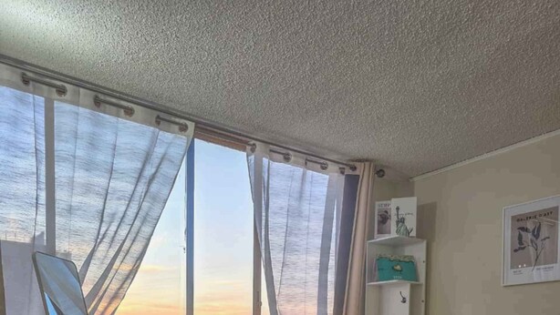 Departamento clásico, vista a la ciudad | Área de sala de estar