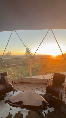 Kelly Canyon Geodesic Dome - Valley View