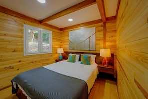Bungalow, vista al río | Tabla de planchar con plancha y wifi gratis 