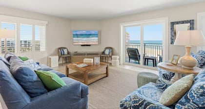 🌊 Seascape Towers 621 | Oceanfront 3BR | 3 Balconies + Pool New Smyrna Beach