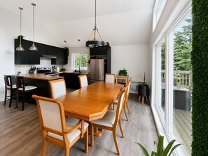 Dining - Modern Retreat in Forest with Hot Tub (Amherst)
