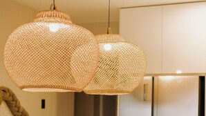 Apartemen Deluks, pemandangan halaman | Interior