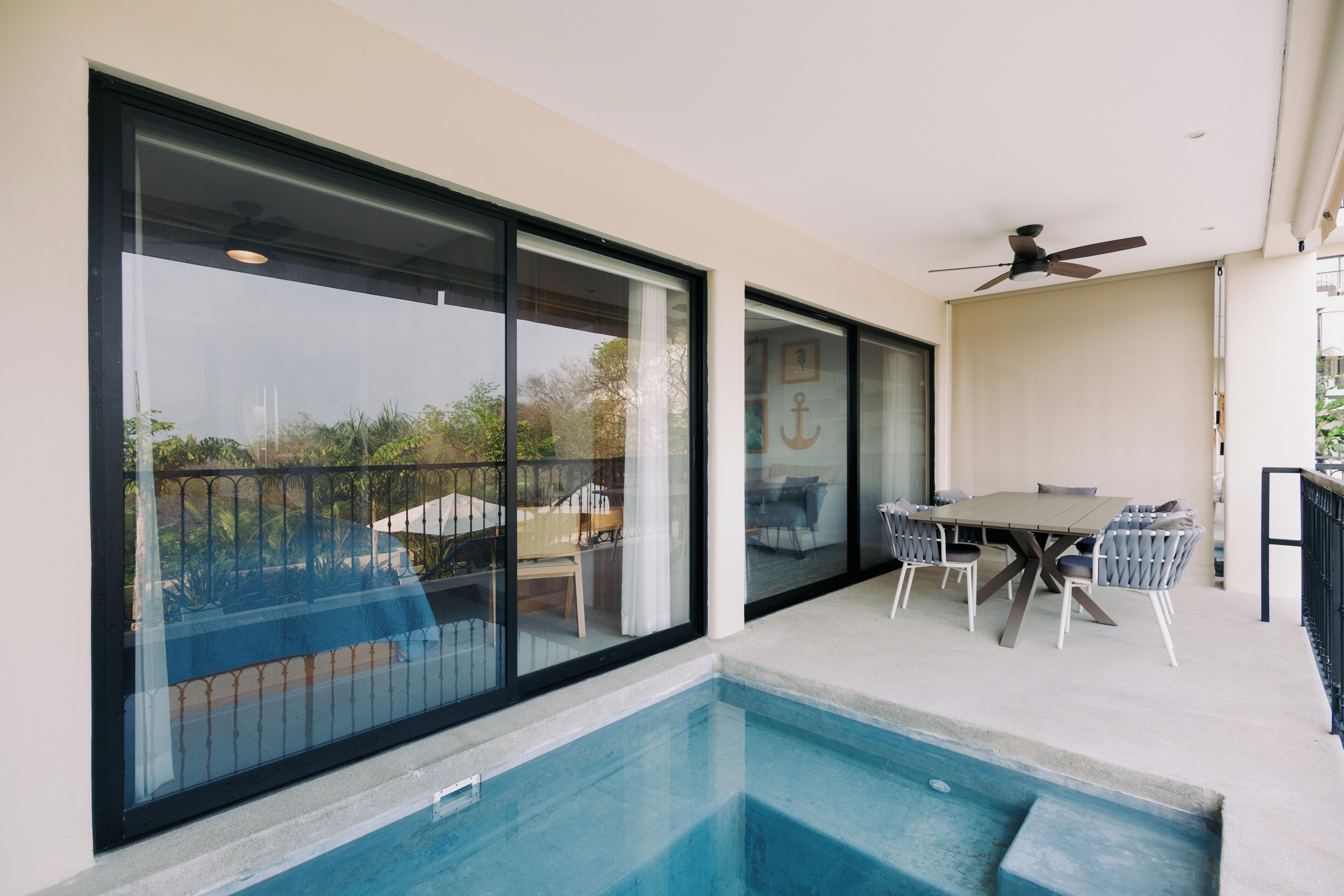 Appartement Deluxe, vue sur la cour intérieure | Restauration en plein air