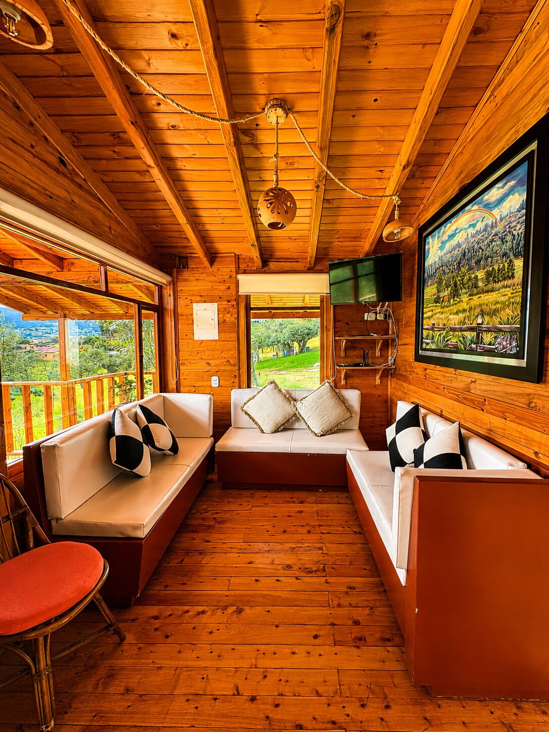 Comfort Cabin, Balcony, Mountain View | WiFi (free), bed sheets