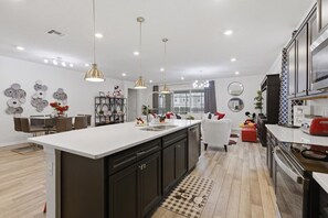 Coffee/tea maker, fridge, microwave, oven - Luxury Mickey-Themed Castle • Pool & Spa (Davenport)