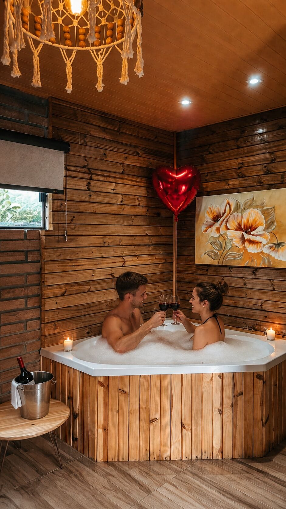 Deluxe Chalet | Jetted bathtub