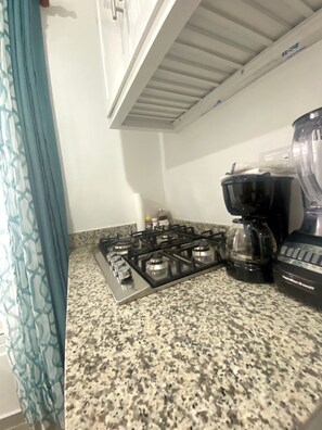 Fridge, coffee/tea maker, toaster, blender - Peaceful 1bedroom studio with AC in charming Cabrera (Cabrera)