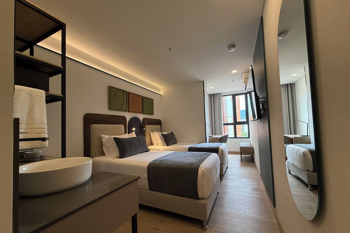 In-room safe, desk, blackout curtains, iron/ironing board