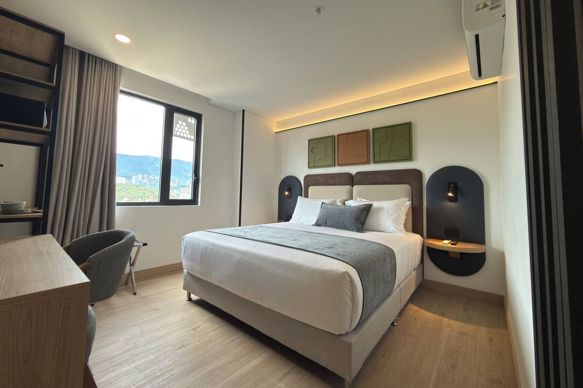 In-room safe, desk, blackout curtains, iron/ironing board