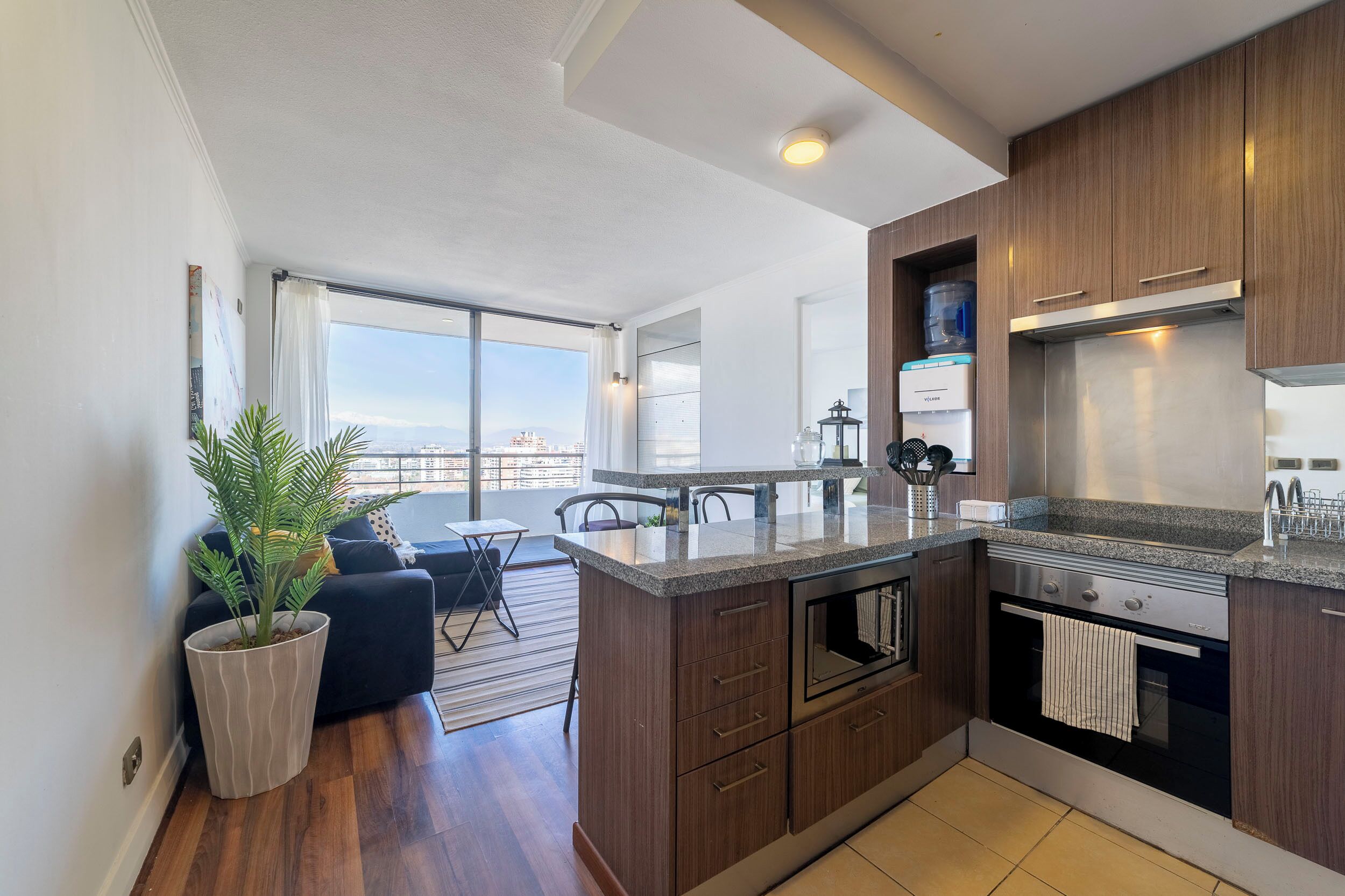 Apartamento familiar, balcón, vistas a la ciudad | Cocina privada