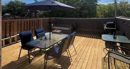 Stylish 2BR Retreat: Large Private Patio & BBQ