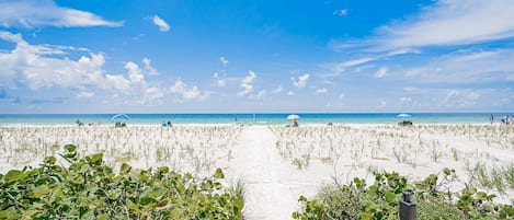 Accommodatie ligt op het strand