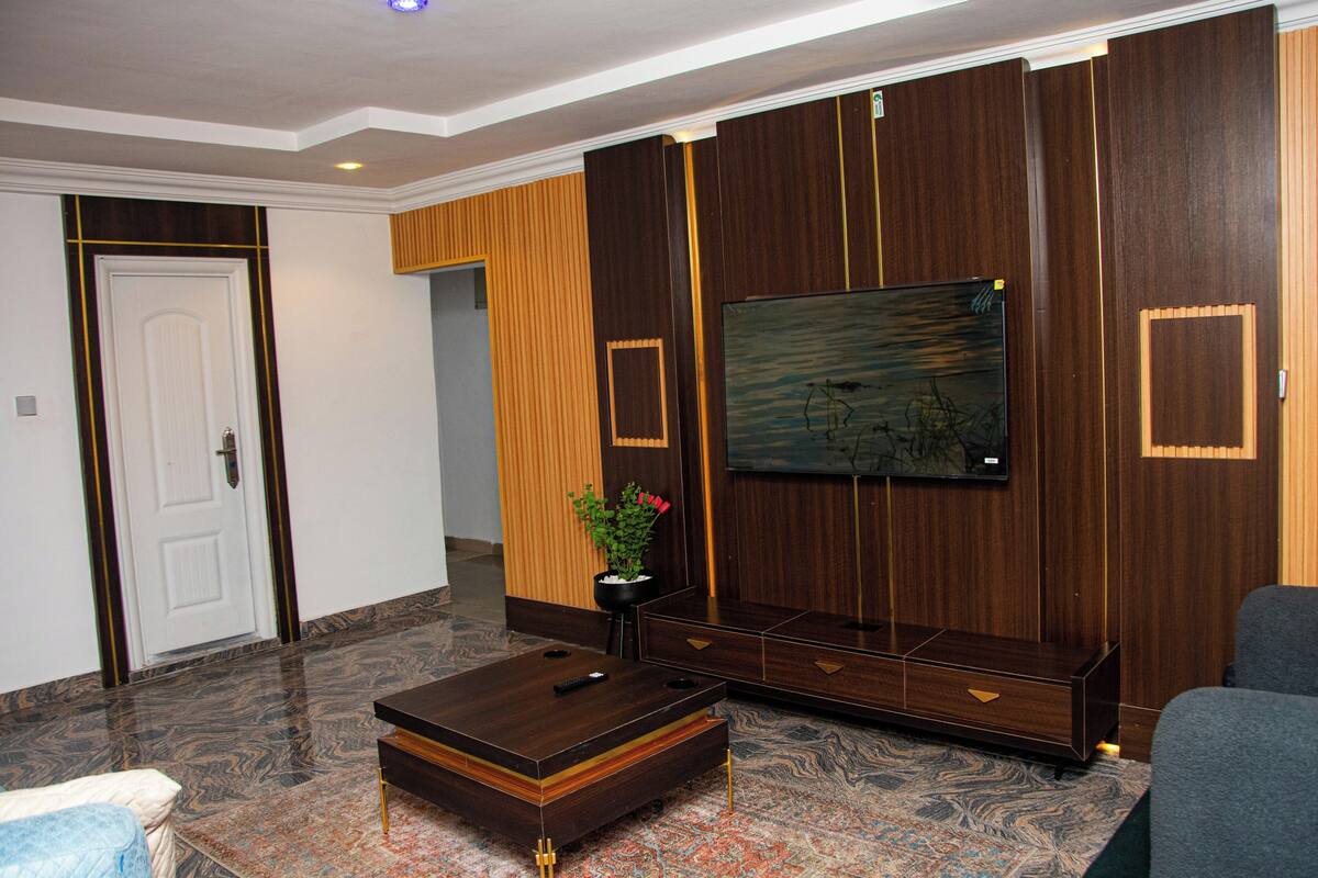 Business Apartment, Balcony, City View | Living area
