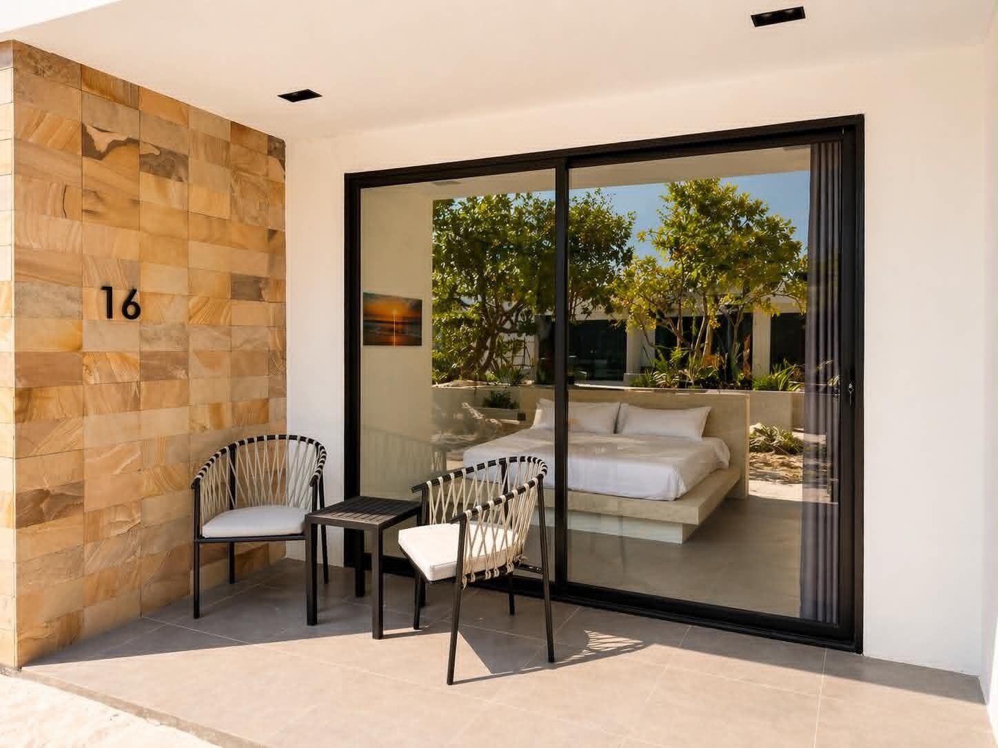 Habitación doble Deluxe, vista al jardín | Terraza o patio