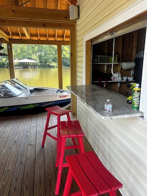 Bar (on property) - FRESHLY RENOVATED!  Premium Waterfront 5BDR/3.5BA w/ Boat House, Kayaks, more! (Littleton)