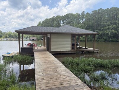 FRESHLY RENOVATED!  Premium Waterfront 5BDR/3.5BA w/ Boat House, Kayaks, more!