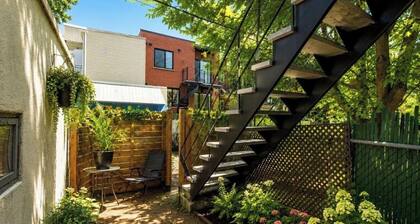 2-3 bedrooms duplex on quiet street and near vibrant city life. Rosemont- Masson
