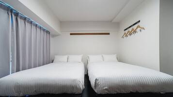 Down duvets, desk, free WiFi, bed sheets